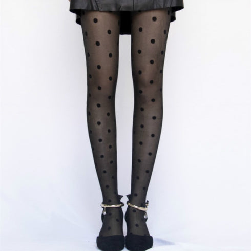 Black Pantyhose Women Sexy Silk Tights - ROUTINE FASHION